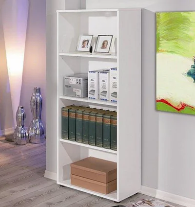 Corp biblioteca Arco 3, Inter Link, 60.2x30x143.2 cm, PAL, alb