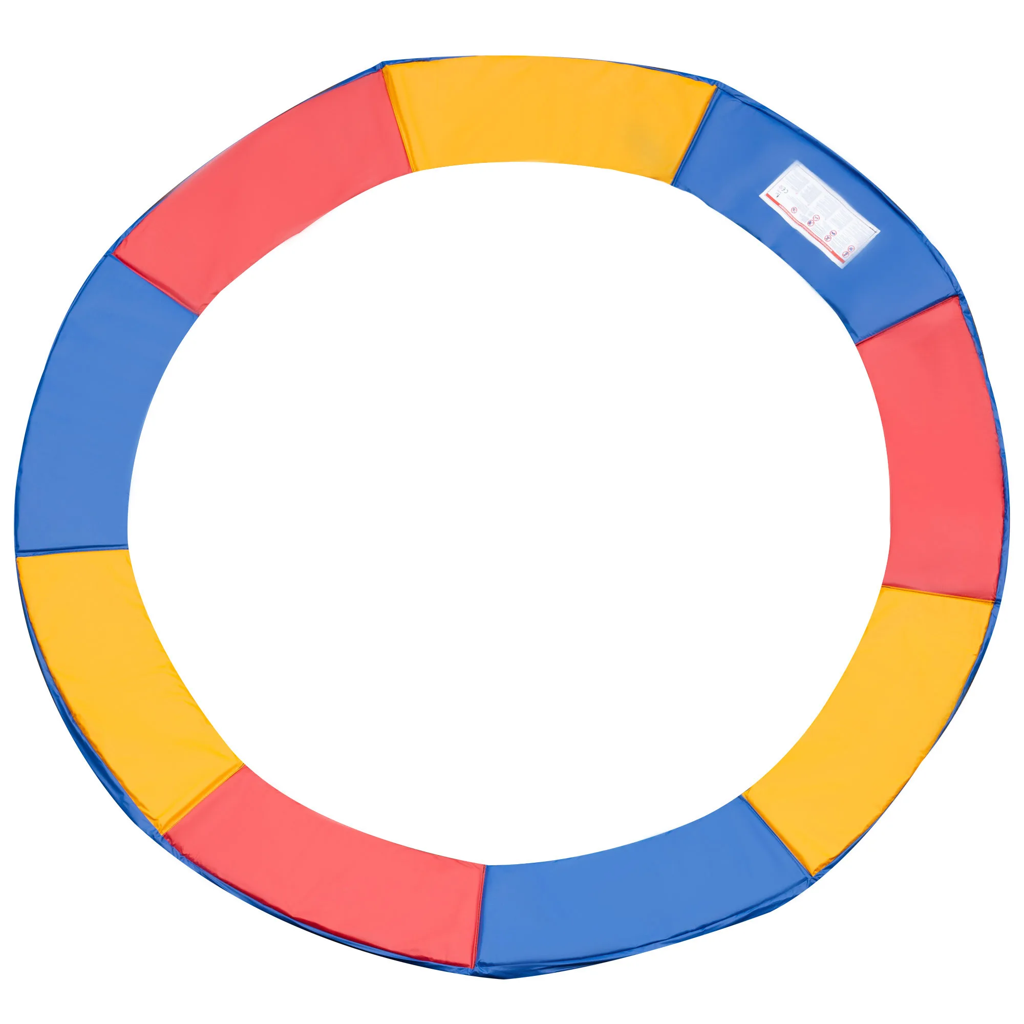 5cqdaa1802c8962dc HOMCOM Protectie Margine pentru Trambulină Elastică din PVC Roșu Albastru Galben (Ø305cm ) | Aosom.ro | Aosom Romania