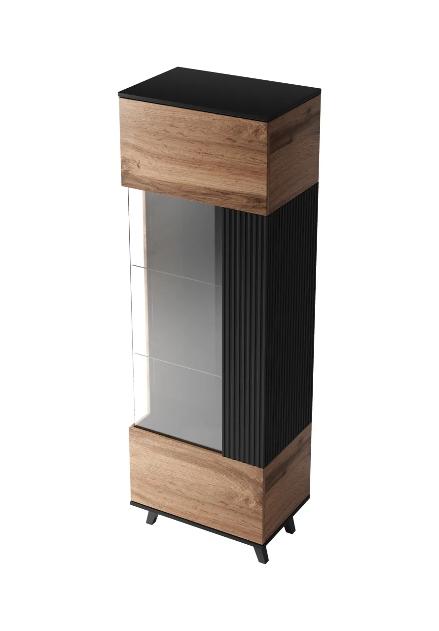 corp-depozitare-random-w1-stejar-wotan-negru-l60-x-a40-x-h182-cm171416 Corp depozitare Random W1 stejar wotan/negru - L60 x A40 x h182 cm - imagine 4