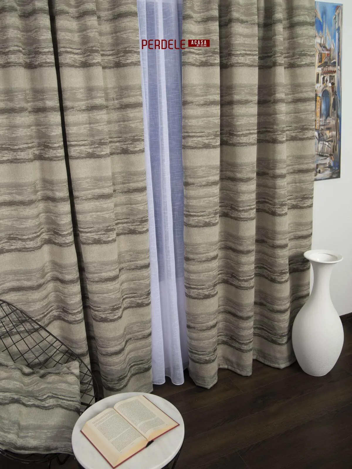 draperie-tafta-bej-gri_8147_2 Draperie tafta bej,gri - imagine 2