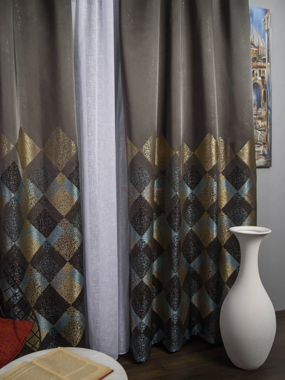 draperie-tip-panou-auriubleuPA-17846954 Draperie tip panou auriu,bleu - imagine 2