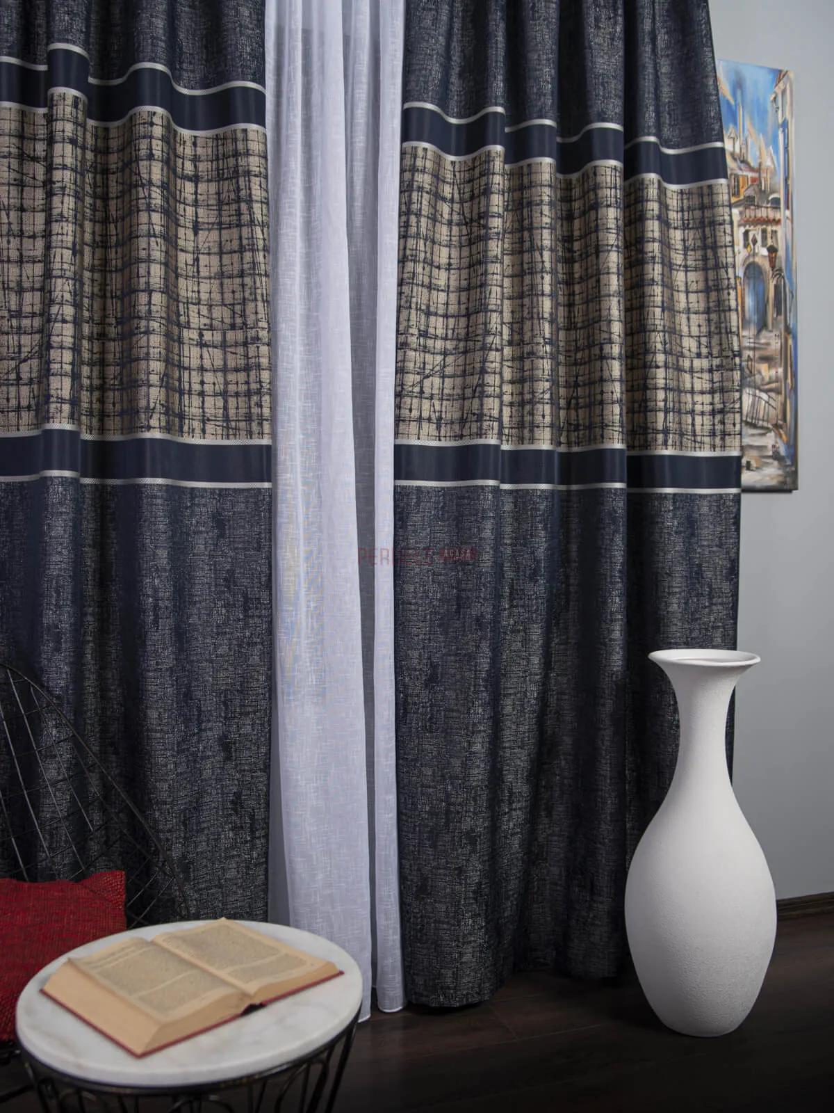 draperie-tip-panou-griauriu-2PA-18207098 Draperie tip panou gri,auriu - imagine 2