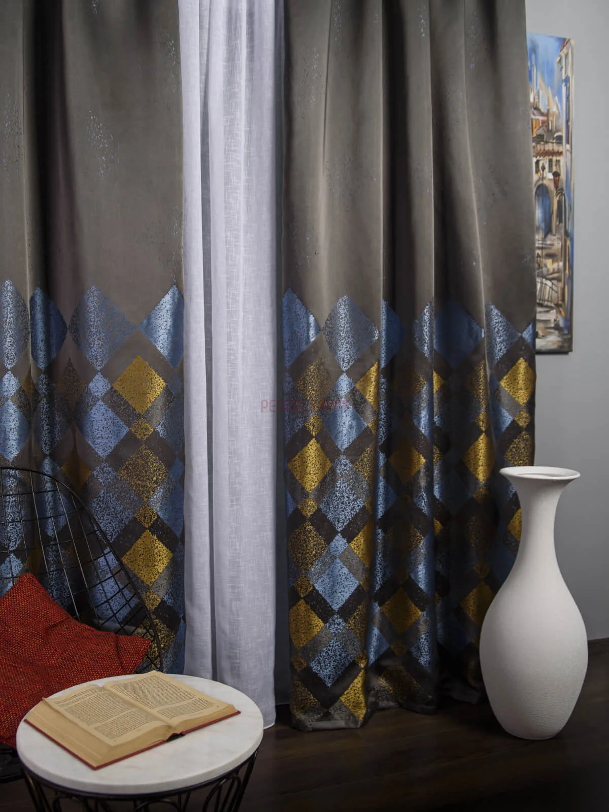 draperie-tip-panou-gribleugalbenPA-17526826 Draperie tip panou gri,bleu,galben - imagine 2