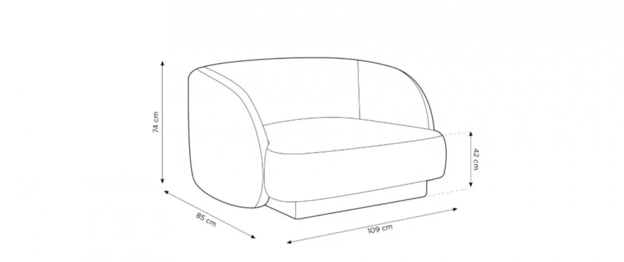 fotoliu-tapitat-cu-catifea-tulum31508 Fotoliu tapitat cu catifea Tulum - imagine 5