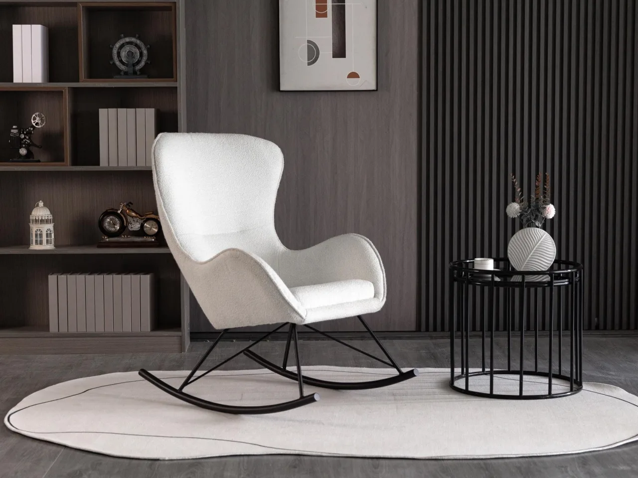 fotoliu-tip-balansoar-liberto-3-alb-negru-h106-cm166836 Fotoliu tip balansoar Liberto 3 alb/negru - H106 cm - imagine 7