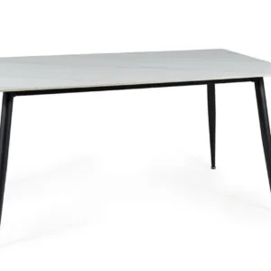 Masa Rion alb/negru L160xl90 cm