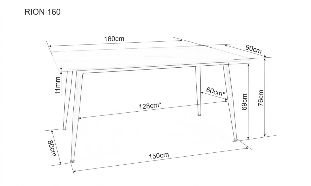 masa-rion-alb-negru-l160xl90-cm30424 Masa Rion alb/negru L160xl90 cm - imagine 6