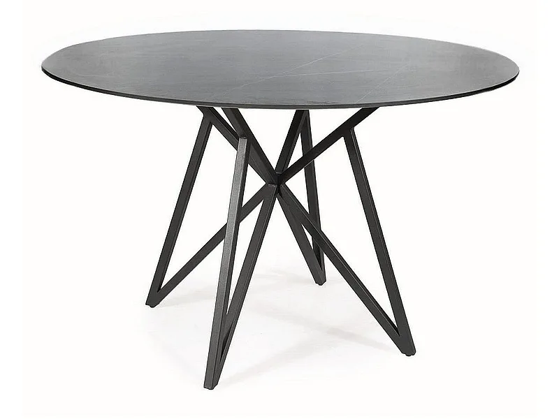 masa-rotunda-murano-gri-negru-mat-o120-h76-cm176013 Masa rotunda Murano gri/negru mat ø120/h76 cm