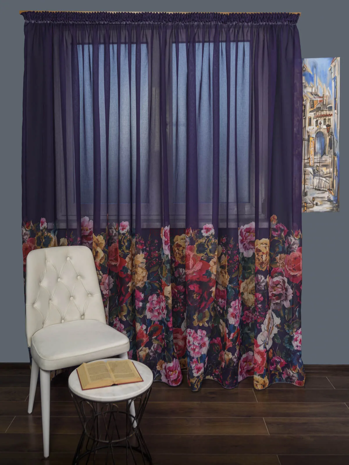 perdea-tip-in-albastruflori-multicolore-pa2037PA-20387968 Perdea tip in mov,flori multicolore