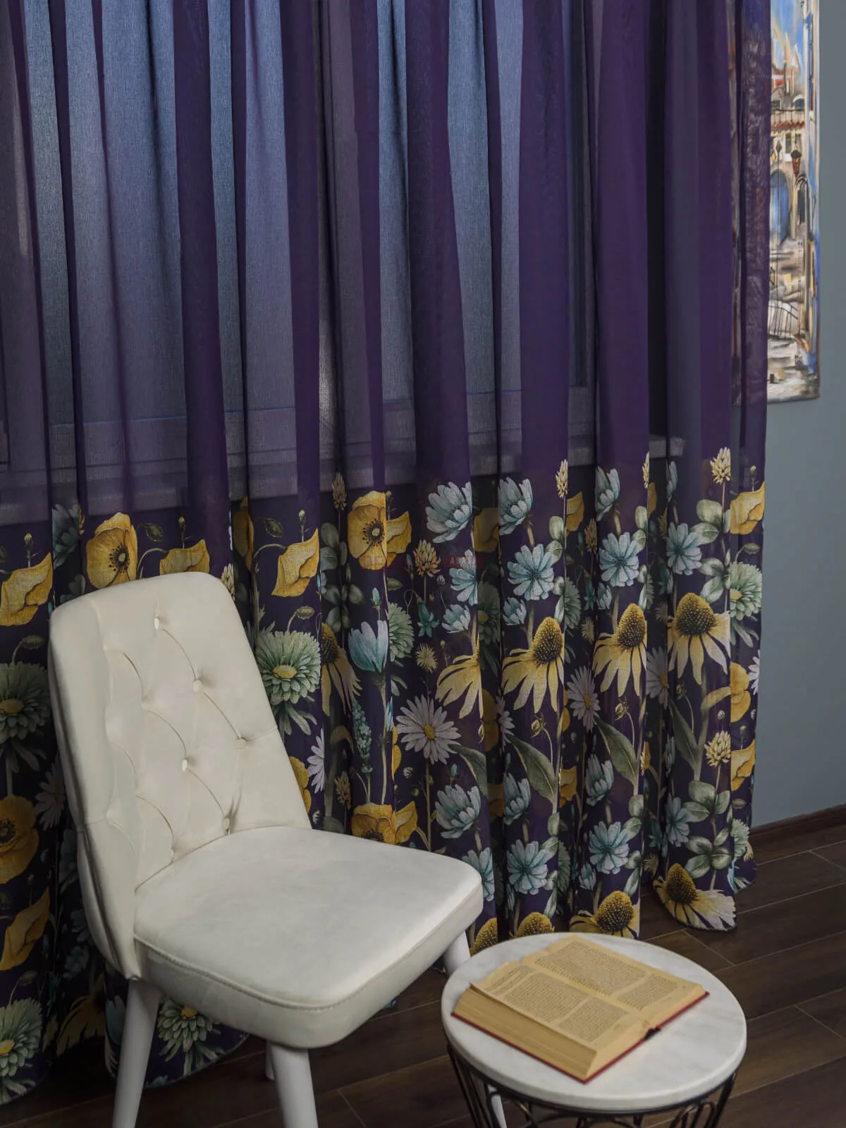 perdea-tip-in-albastruflori-multicolore-pa2039PA-20407977 Perdea tip in mov ,flori multicolore - imagine 2