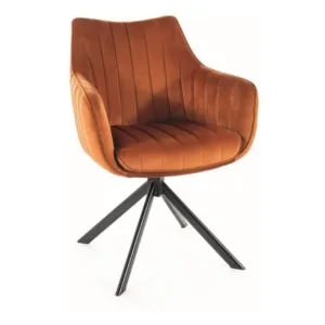 Scaun Azalia velvet cinnamon Blu4215