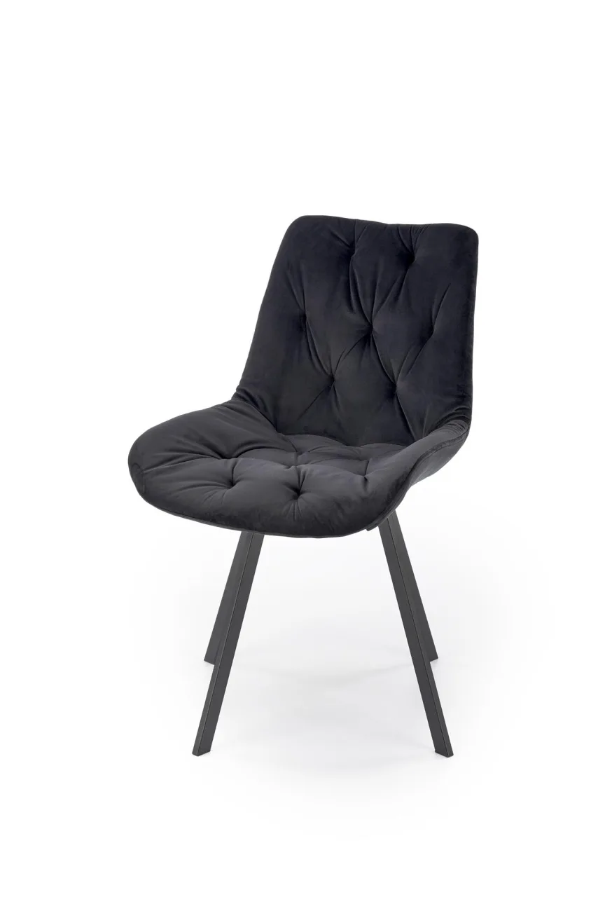 scaun-catifea-k519-velvet-negru165452 Scaun catifea K519 velvet negru - imagine 14