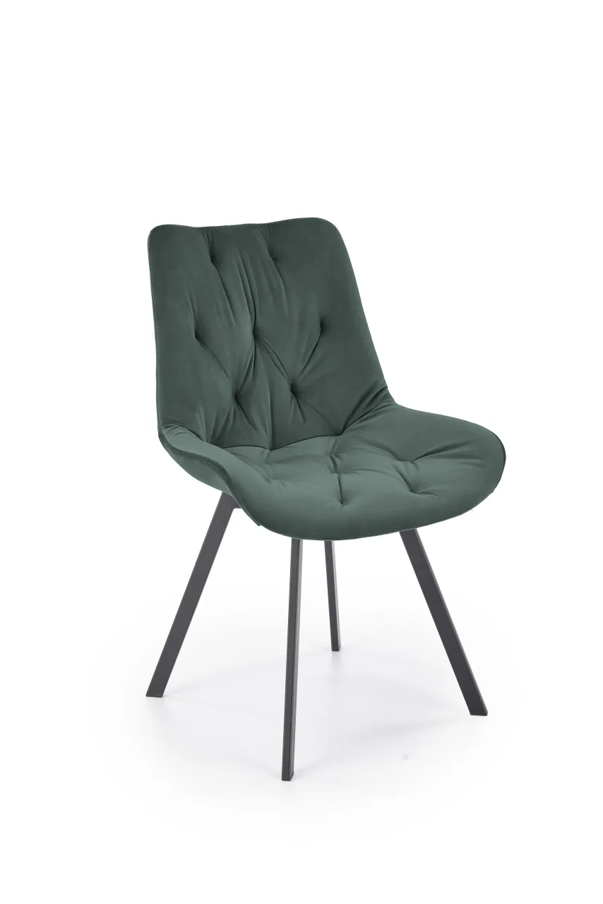 scaun-catifea-k519-velvet-verde165414 Scaun catifea K519 velvet verde - imagine 2