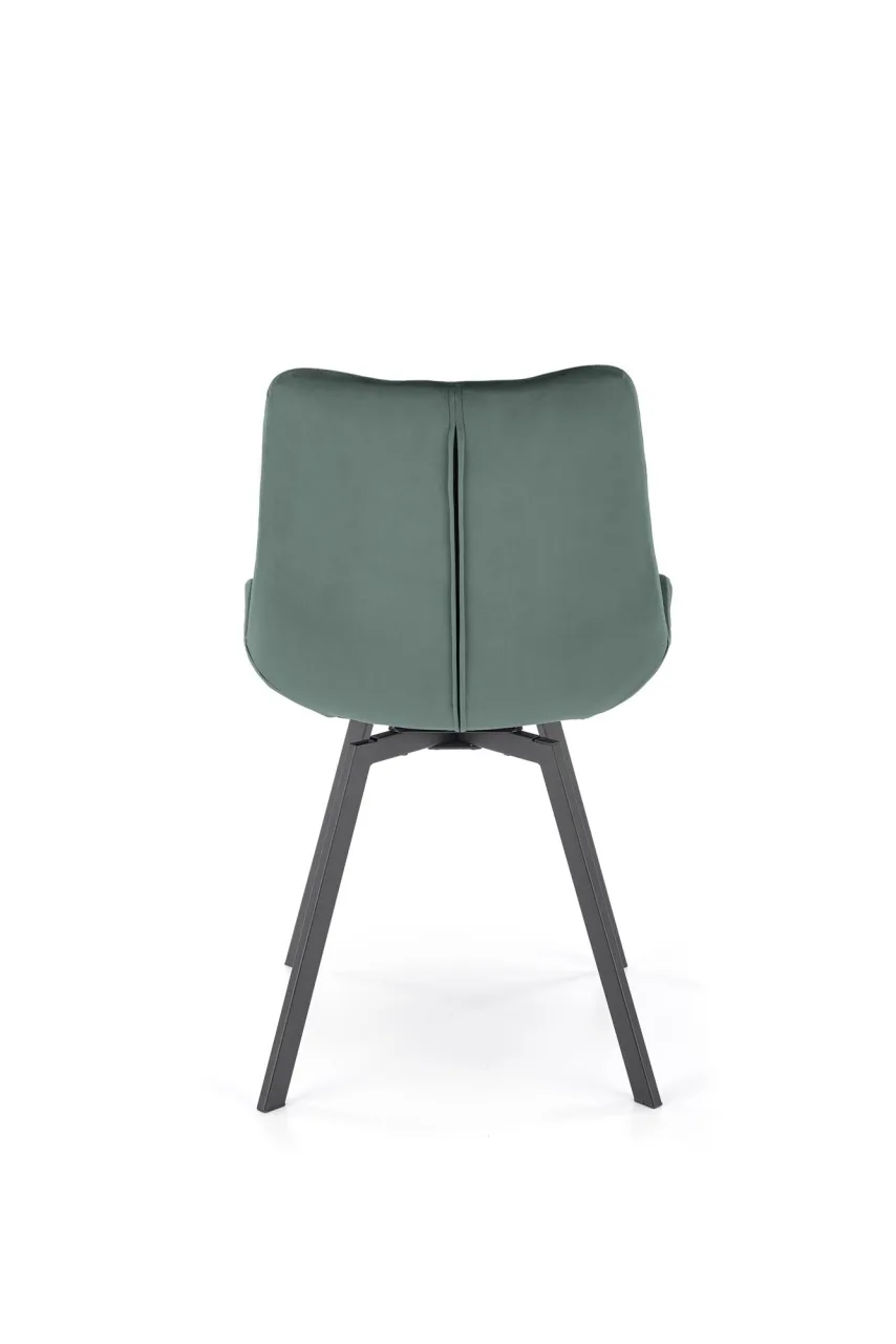 scaun-catifea-k519-velvet-verde165415 Scaun catifea K519 velvet verde - imagine 3