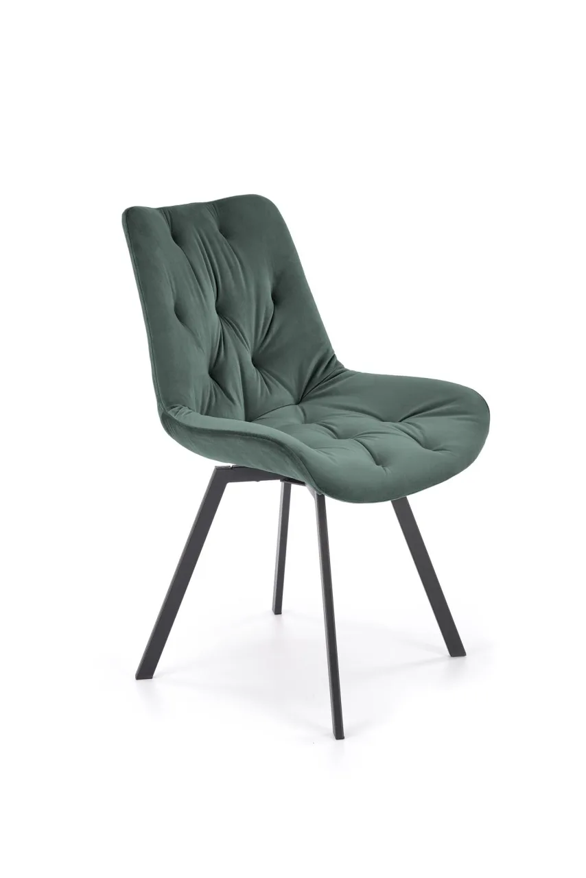 scaun-catifea-k519-velvet-verde165418 Scaun catifea K519 velvet verde - imagine 6
