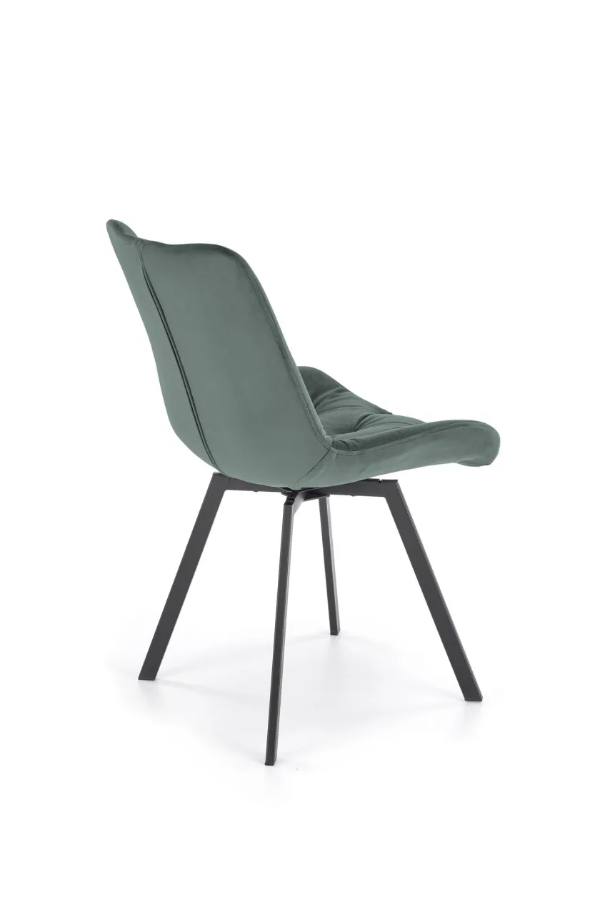 scaun-catifea-k519-velvet-verde165419 Scaun catifea K519 velvet verde - imagine 7
