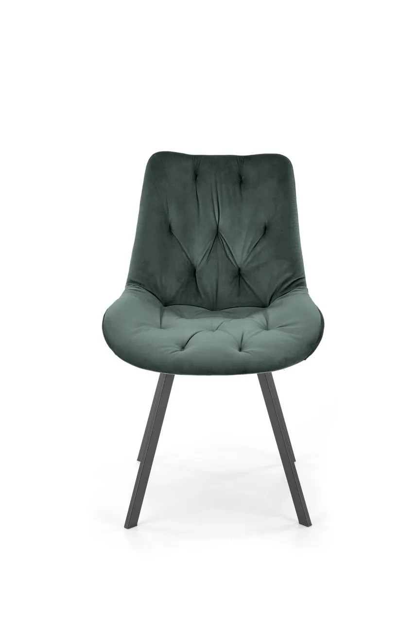 scaun-catifea-k519-velvet-verde165423 Scaun catifea K519 velvet verde - imagine 11