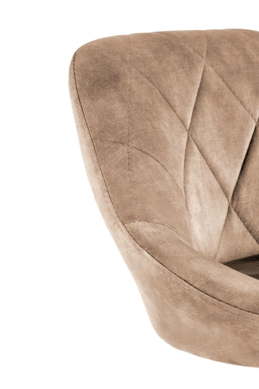 scaun-de-bar-h101-velvet-bej162127 Scaun de bar H101 velvet bej - imagine 12