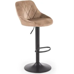 Scaun de bar H101 velvet bej