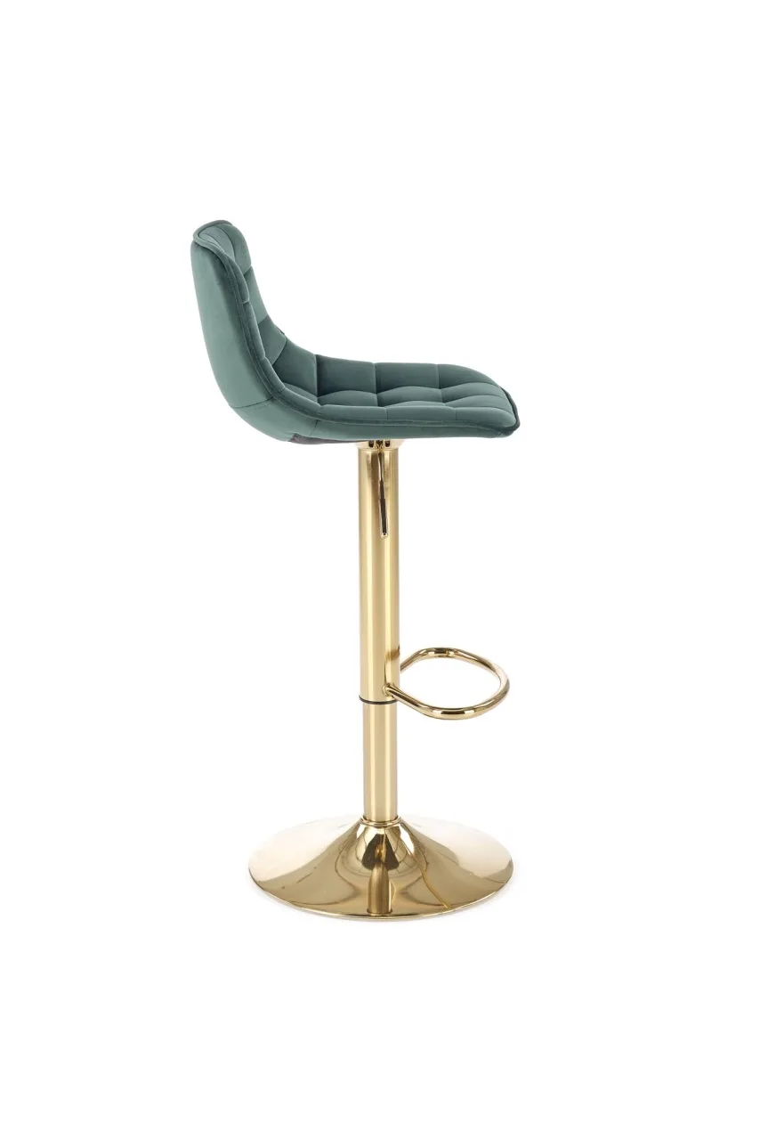scaun-de-bar-h120-velvet-verde-gold162475 Scaun de bar H120 velvet verde/gold - imagine 7