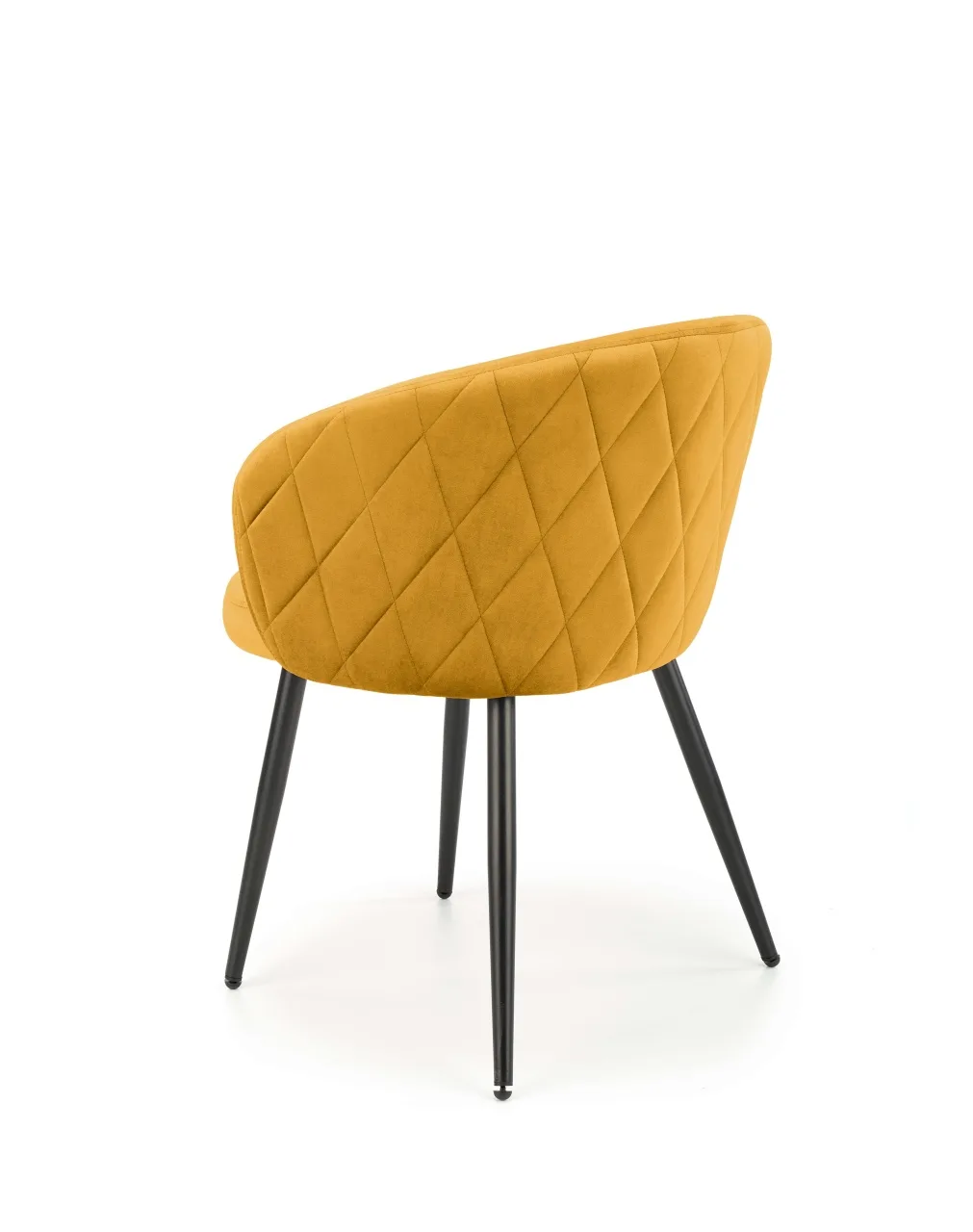 scaun-k430-velvet-mustariu164083 Scaun K430 velvet mustariu - imagine 8