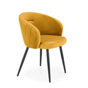 Scaun K430 velvet mustariu