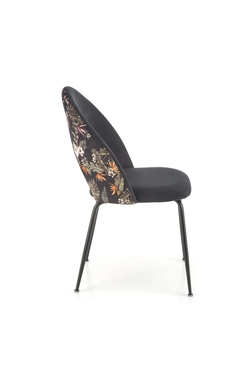 scaun-k505-negru-floral165131 Scaun K505 negru/floral - imagine 7
