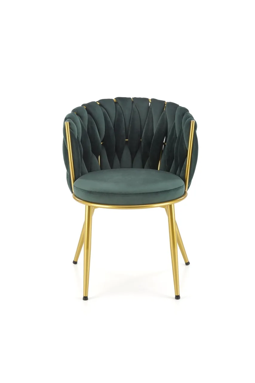 scaun-k517-velvet-verde-auriu165387 Scaun K517 velvet verde/auriu - imagine 11