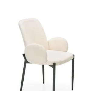 Scaun tapitat K477 Crem