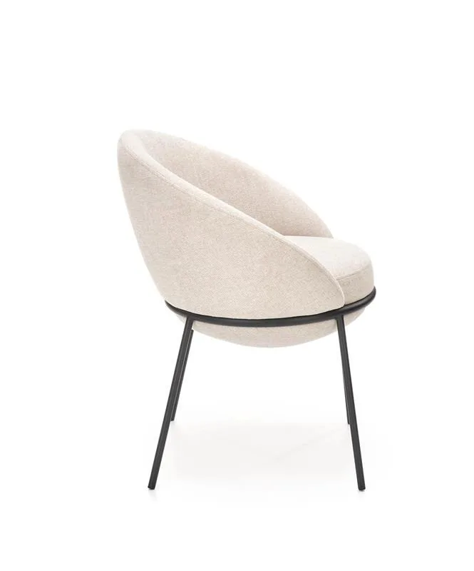 scaun-tapitat-k482-bej29714 Scaun tapitat K482 bej - imagine 2