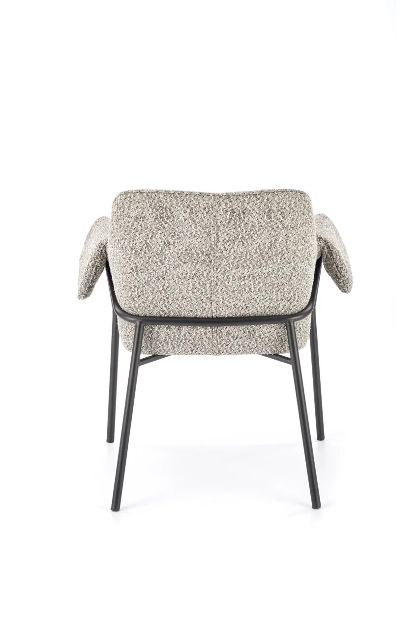 scaun-tapitat-k522-gri165629 Scaun tapitat K522 gri - imagine 3