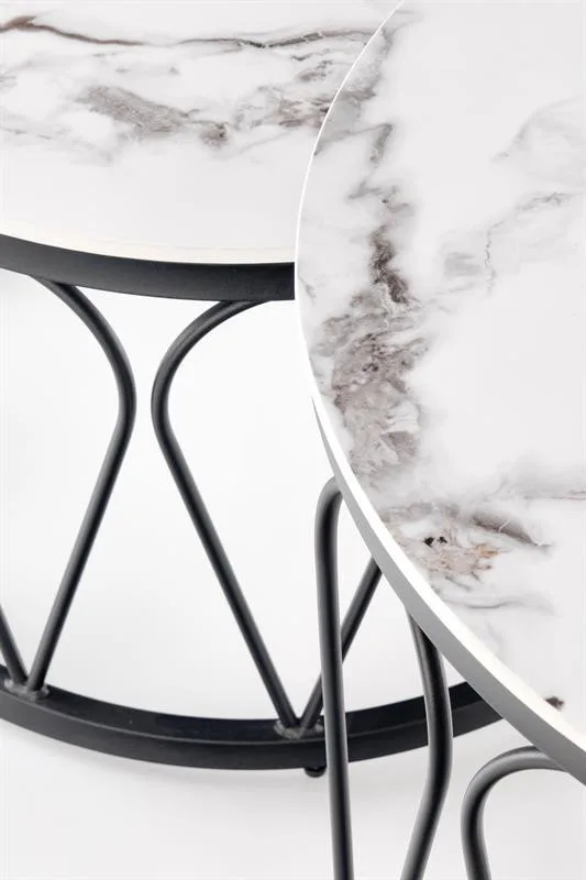 set-mese-de-cafea-formosa-–-marmura-alba-negru26930 Set mese de cafea Formosa – Marmura Alba/Negru - imagine 3