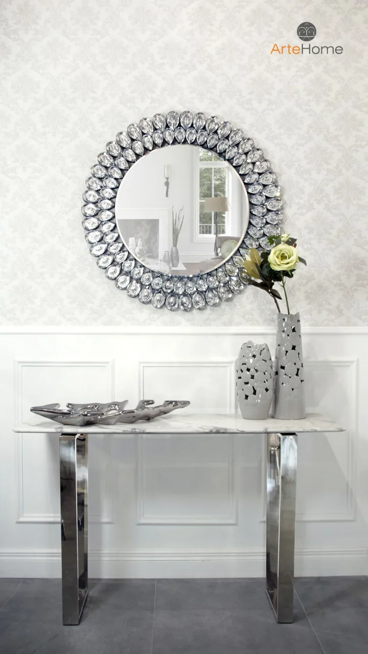 consola-madera-marble-silver-–-h76-cm23106 Consola Madera marble silver – H76 cm - imagine 2