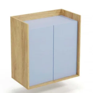 Corp depozitare modular Mobius 2D albastru – H83 cm