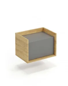 Corp modular Mobius 1D natur/gri – H36cm