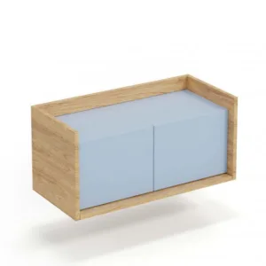 Corp modular Mobius 2D natur/albastru – H36 cm