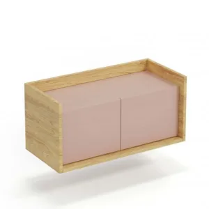 Corp modular Mobius 2D natur/roz – H36 cm