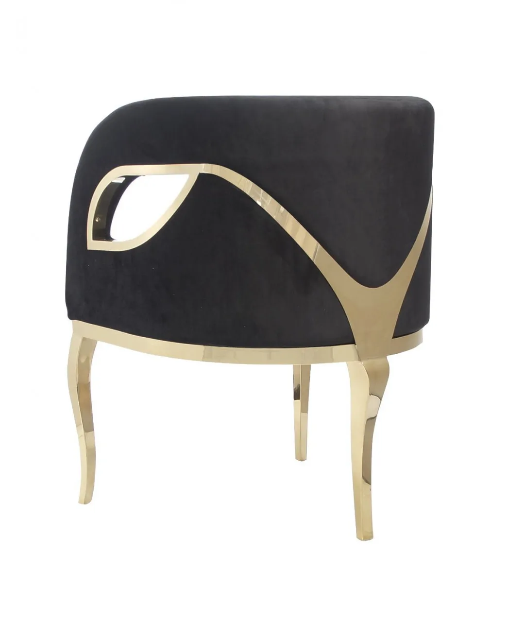 fotoliu-tapitat-morello-negru-gold-–-h78-cm23305 Fotoliu tapitat Morello negru/gold – H78 cm - imagine 2