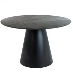 Masa Angel marmura gri/negru mat ø120 cm
