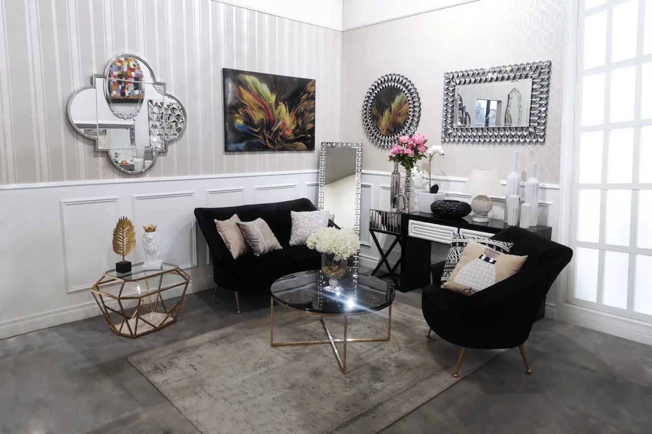 oglinda-rotunda-marsylia-neagra-–-o80-cm22776 Oglinda rotunda Marsylia neagra – Ø80 cm - imagine 3