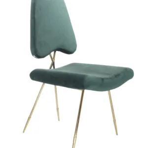 Scaun tapitat Salvadore verde/gold – H93 cm