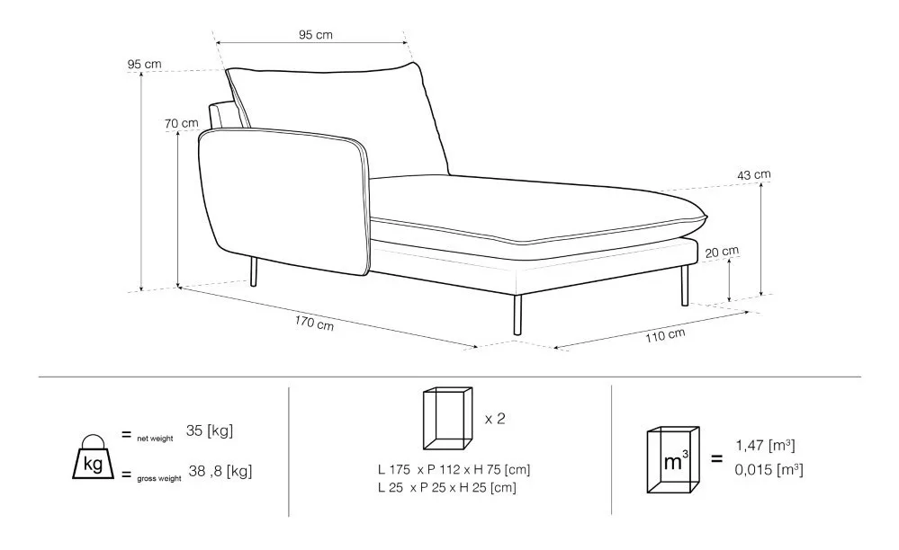 sezlong-tapitat-vienna-picioare-gold-–-l170-x-l110-x-h9526307 Sezlong tapitat Vienna picioare gold – L170 x l110 x h95 - imagine 7
